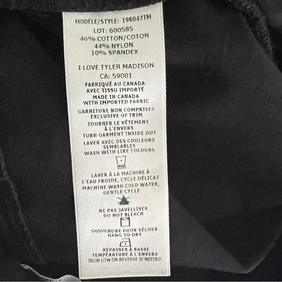 I Love Tyler Madison Shorts XS Black Pockets Stretch Pull On - Picture 4 of 10